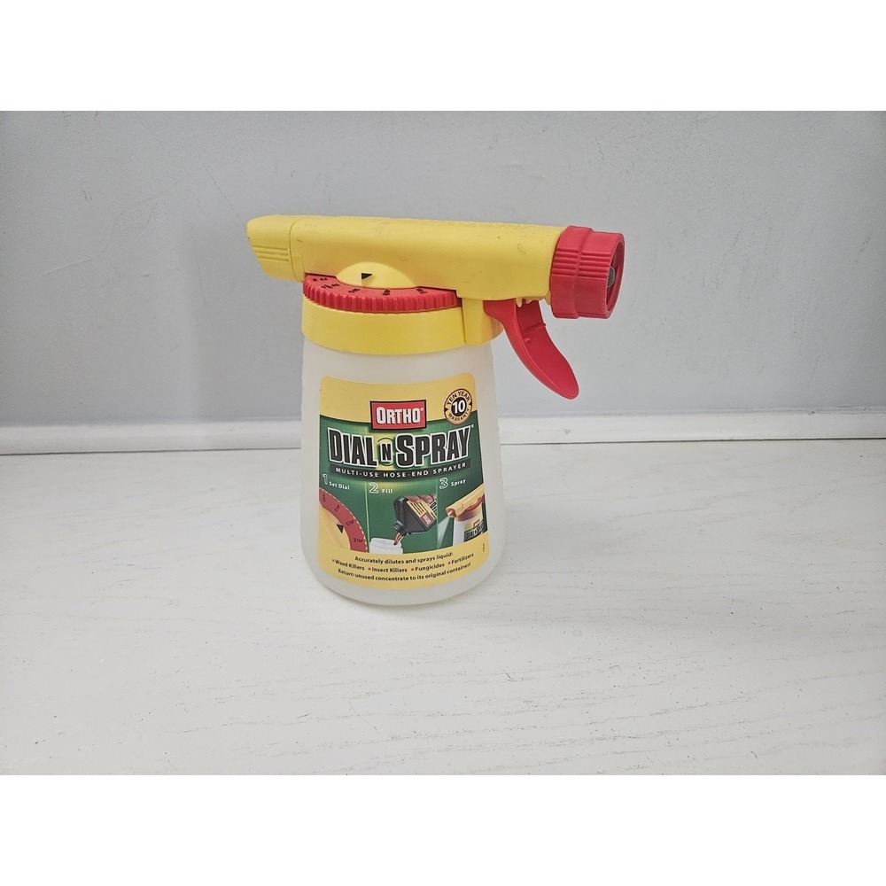 Vintage Ortho Dial N Spray Multi-Use‎ Hose-End Garden & Lawn Sprayer Plastic